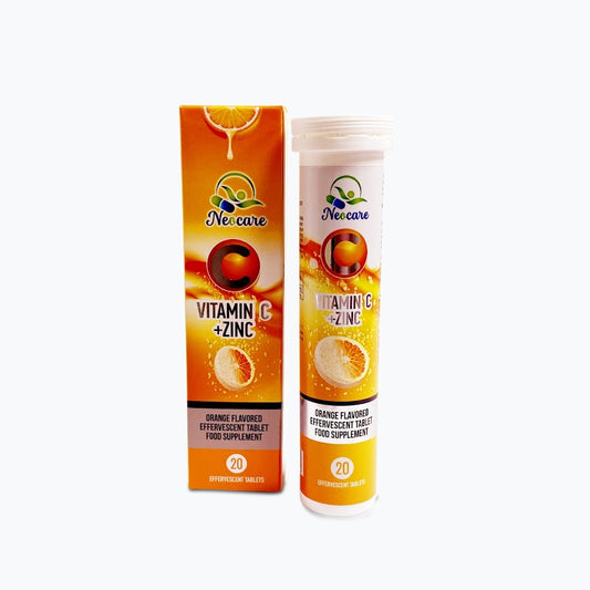 Neocare Vitamin C+Zinc Effervescent Tab 20"S